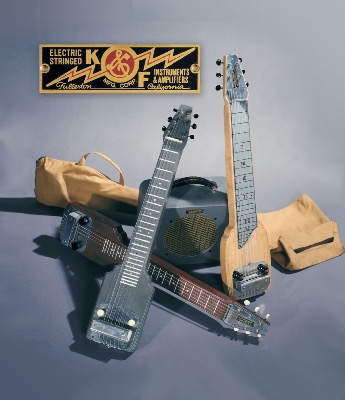 K&F Lap-Steel Guitars and Amp - Photo de John Peden