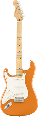 Fender, Player Stratocaster® Left-Handed, Maple Fingerboard, Capri Orange