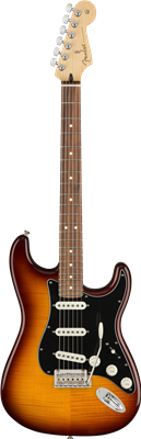Fender, Player Stratocaster® Plus Top, Pau Ferro Fingerboard, Tobacco Sunburst