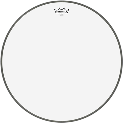 Peau Remo Ambassador transparente 20" pour Grosse caisse.
