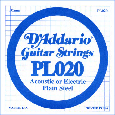 Corde D'addario 020