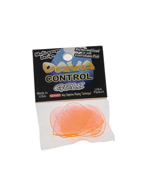 Dava, Médiators Grip Tips, Delrin, sachet de 6 pièces