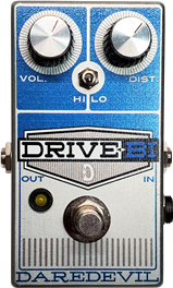 DAREDEVIL PEDALS, DRIVE-BI, distorsion