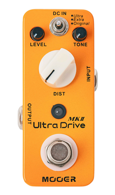 Pédale d'effet Mooer Ultra Drive MKII - Distortion 3 modes