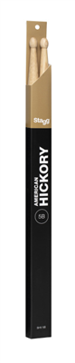 Paire de Baguettes Hickory, série V /5B - Pointe en Bois