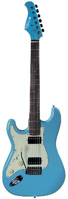 Prodipe Guitars, ST2HLHRA Sonic Blue HH, Gaucher
