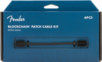Fender, Fender® Blockchain Patch Cable Kit, Black, Extra Small