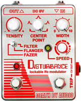 DEATH BY AUDIO, DISTURBANCE, modulation