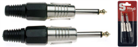 Jack mâle professionel 1/4" - 2 pcs