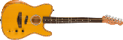Fender, Acoustasonic Player Telecaster Rosewood Fingerboard, Butterscotch Blonde