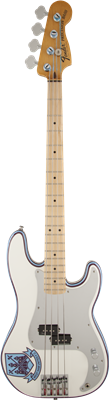 Fender, Steve Harris Precision Bass®, Maple Fingerboard, Olympic White