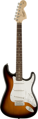 Squier, Affinity Series™ Stratocaster®, Laurel Fingerboard, Brown Sunburst