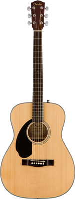 Fender, CC-60S Concert LH, Walnut Fingerboard, Natural