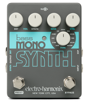 ELECTRO-HARMONIX, BASS MONO SYNTH, divers