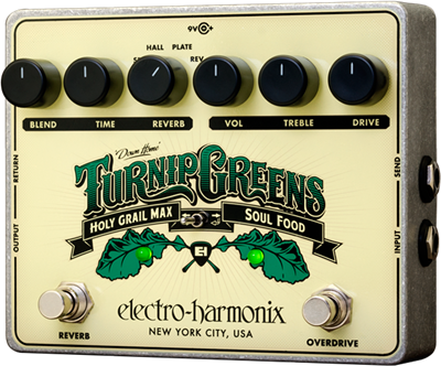 ELECTRO-HARMONIX, TURNIP GREENS, overdrive
