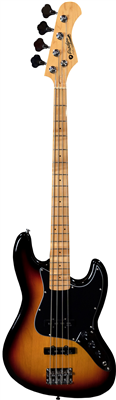 Prodipe Guitars, Basse JB80MA 4 cordes Sunburst