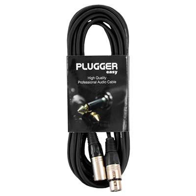 Plugger, Câble Micro Câble XLR Femelle 3b - XLR Mâle 3b 6m Easy