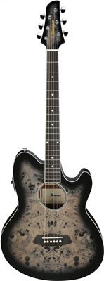 Ibanez, Guitare E/A TCY10PA Transparent Brown Black Burst