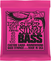 Cordes basse Ernie Ball 45-100, acier nickelé