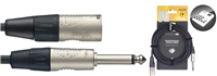 Câble audio professionnel - jack mono/XLR M, série