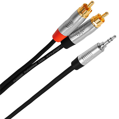 Plugger Touring, Câble Y Mini Jack Mâle Stéréo - RCA Mâle 6m