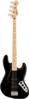 Squier, Affinity Series™ Jazz Bass®, Maple Fingerboard, Black Pickguard, Black
