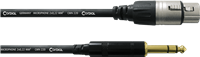 Cordial, Câble audio stéréo XLR femelle/jack stéréo 3 m