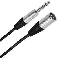 Plugger Touring, Câble XLR mâle 3b - Jack mâle stéréo 1m
