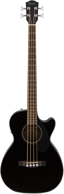 Fender, CB-60SCE Bass, Laurel Fingerboard, Black
