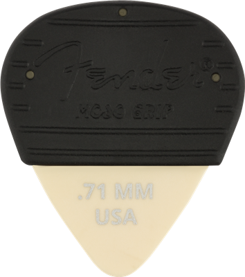 Médiators Fender Mojo Grip Picks, Dura-Tone Delrin .71, 3-Pack