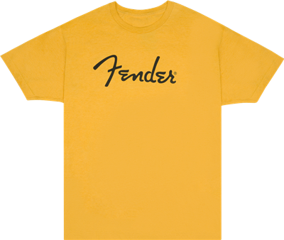 Fender, Fender® Spaghetti Logo T-Shirt, Butterscotch, XL