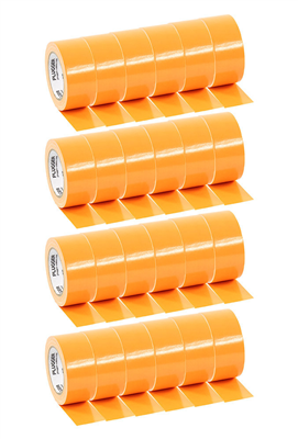 Plugger, Adhésif, Gaffeur… GAFFER ORANGE 25 mètres 24 rouleaux