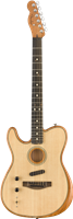 Fender, American Acoustasonic® Telecaster®, Left-Handed Ebony Fingerboard, Natur