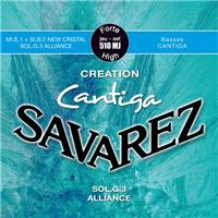 Savarez, Cordes Cantiga Création Tension Forte 510MJ