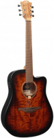 Lâg, Tramontane 70 Dreadnought Pan-Coupé Électro Black and Brown