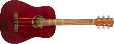 Fender, FA-15 3/4 Scale Steel with Gig Bag, Walnut Fingerboard, Red