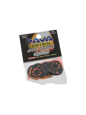 Dava, Médiators Jazz Grips Gel, sachet de 6 pièces