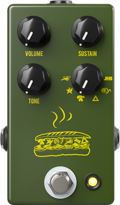 JHS PEDALS, MUFFULETTA ARMY GREEN, fuzz