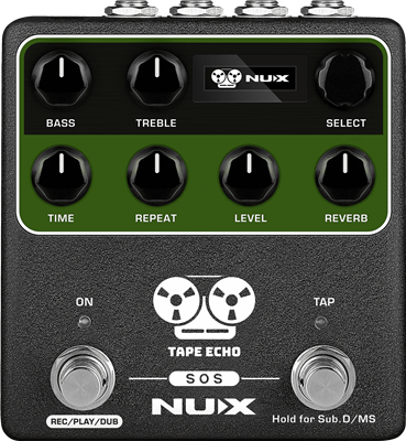 Nux, Pédale Echo et Reverb
