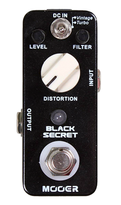 Pédale d'effet Mooer Black Secret - Distorsion 2 modes
