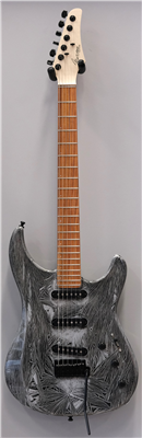 Tom Marceau, Guitare électrique Fascinante Standard, Finition Crystal Argenté