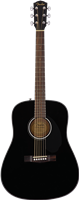 Fender, CD-60S Dreadnought, Walnut Fingerboard, Black
