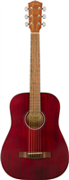 Fender, FA-15 3/4 Scale Steel with Gig Bag, Walnut Fingerboard, Red