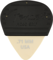 Médiators Fender Mojo Grip Picks, Dura-Tone Delrin .71, 3-Pack Olympic White