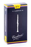 Anches Vandoren Clarinette Sib force 3.5 la boite de 10