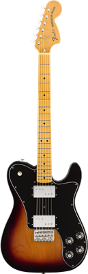 Fender, Vintera® '70s Telecaster® Deluxe, Maple Fingerboard, 3-Color Sunburst