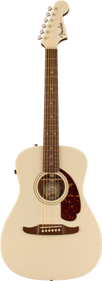 Fender, Malibu Player, Walnut Fingerboard, Tortoiseshell Pickguard, Olympic Whit