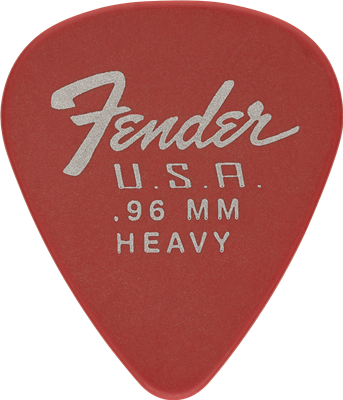 Fender Médiator 351 Shape, Dura-Tone .96, Fiesta Red (12)