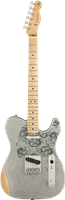 Fender, Brad Paisley Road Worn Telecaster®, Maple Fingerboard, Silver Sparkle