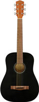 Fender, FA-15 3/4 Scale Steel with Gig Bag, Walnut Fingerboard, Black